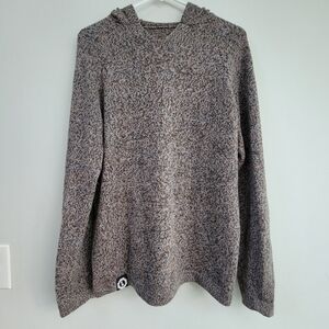 PAKA The Vida Alpaca Wool Hoodie Tricolor Women Size M Layers Outdoor Hiking